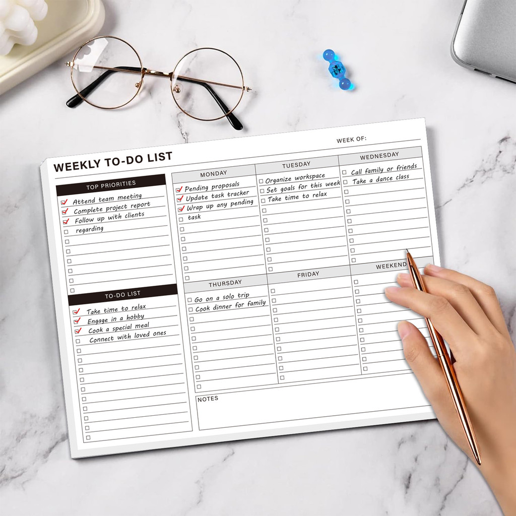 

Simple removable weekly planner planner notepad weekly goal schedule planner office supplies school supplies