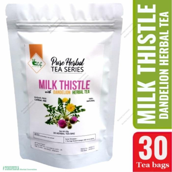 

Milk Thistle Dandelion Tea : Milk Thistle Dandelion 30 Tea Bag #