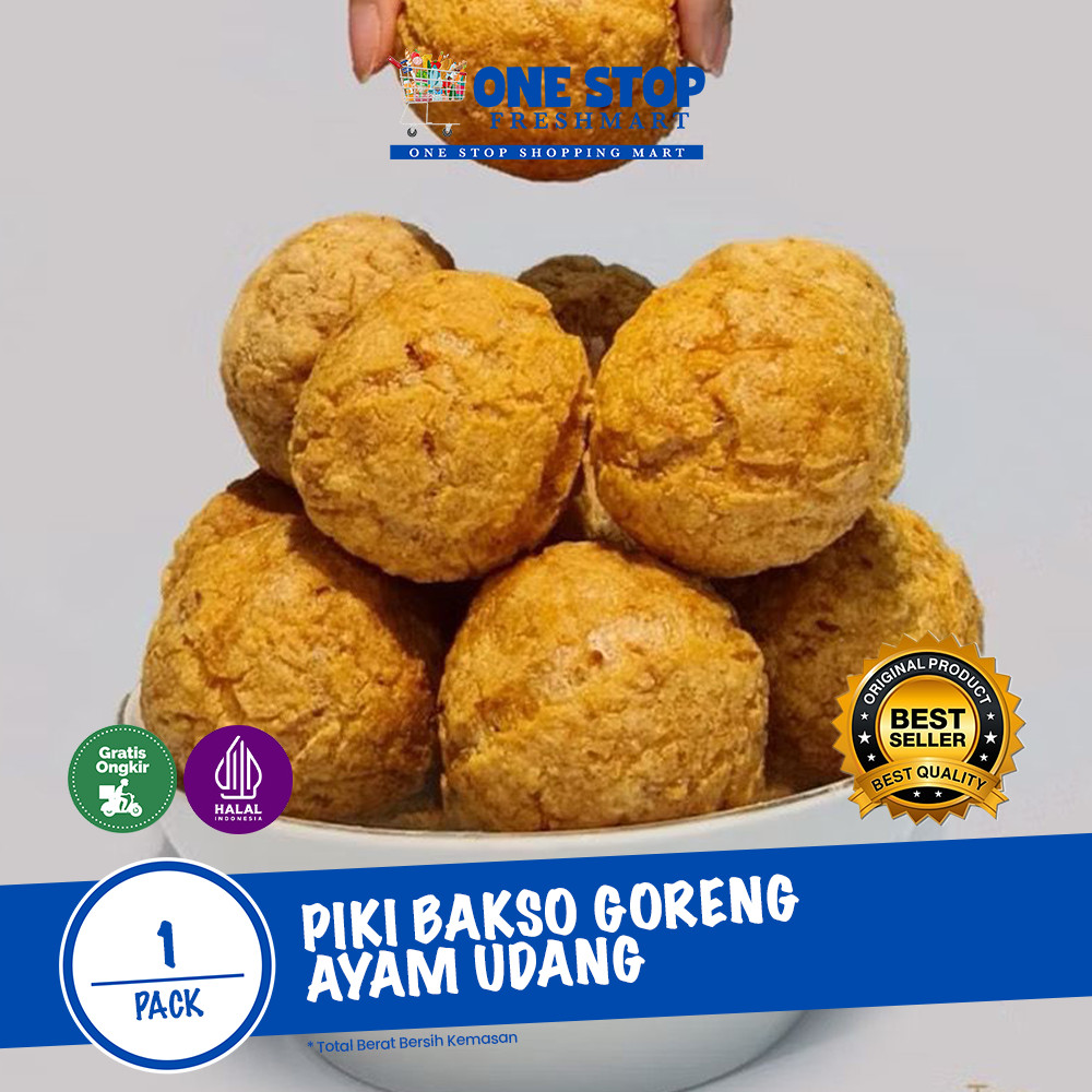

PIKI BAKSO GORENG AYAM UDANG / PIKI BAGOR AYAM & UDANG