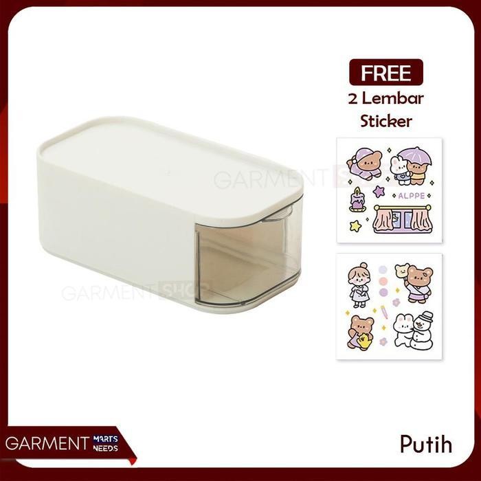 [Produk Baru Berkualitas Garansi] Laci Mini Susun Container Tempat Penyimpanan Serbaguna Kotak Plast