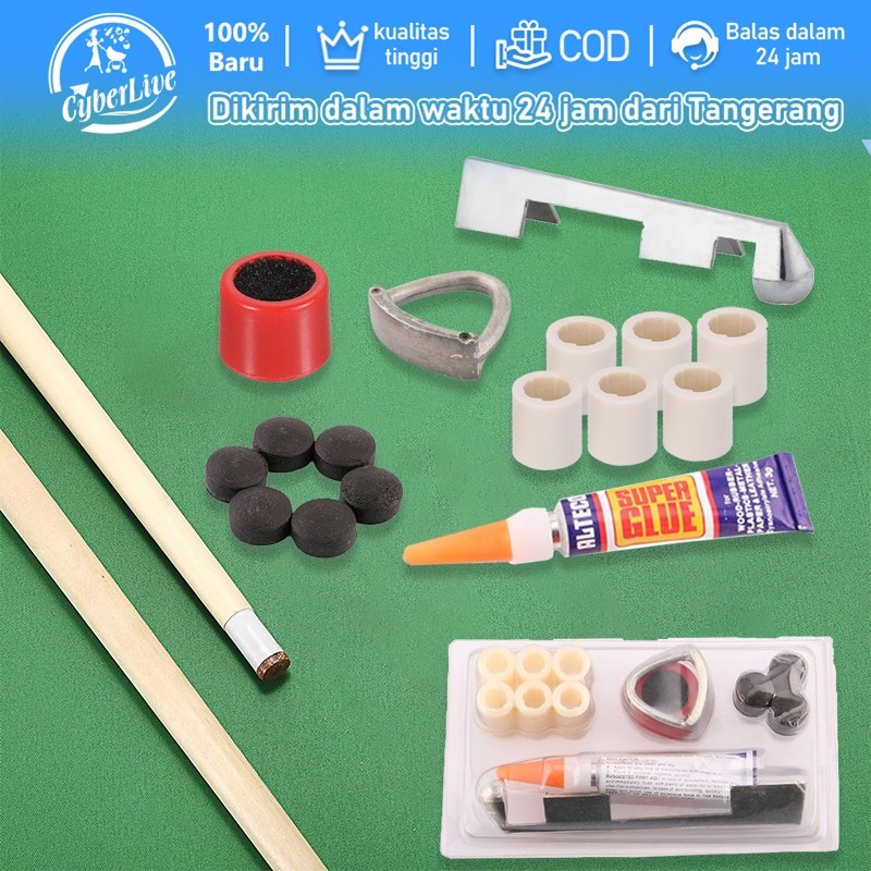 Master Cue Tip Repair Tool Set Billiard Multifungsi Reparasi Stick Billiard