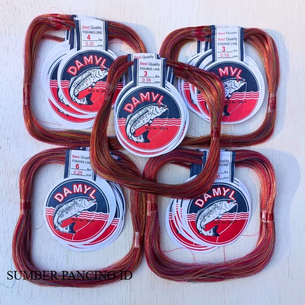 DAMYL MAMBO 1 LB - 20 LB - SENAR GOLDENFISH DAMYL MAMBO - DAMYL WARNA