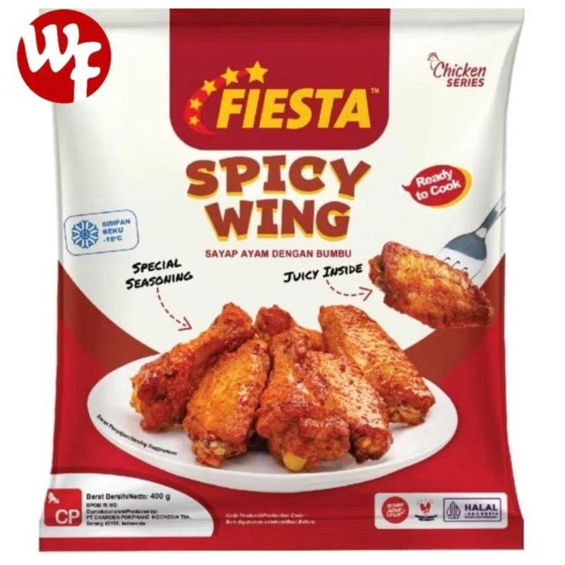 

Fiesta Spicy Wings 400 Gr Rasa Pedas Sehat