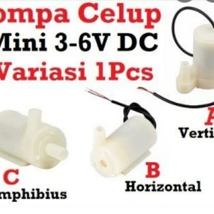 Micro DC 3V 5V Submersible Pump Small Mini water pump