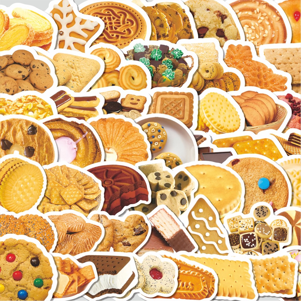 

Stiker Cutting Pack Stiker Chinese Delicious Cookies [Kue Lezat Cina] Isi 100Pcs Series Aesthetic Lucu Keren Untuk Koper Bahan Vynil