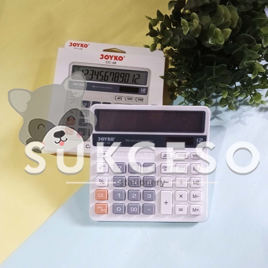 

Joyko Calculator CC-68 Kalkulator 12 Digit Murah