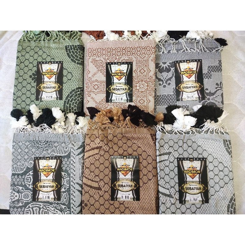 Sorban Arab Wadimor Panjang Katun Premium – Sorban Sholat Pria Elegan Sorban Wadimor Jaguard Origina