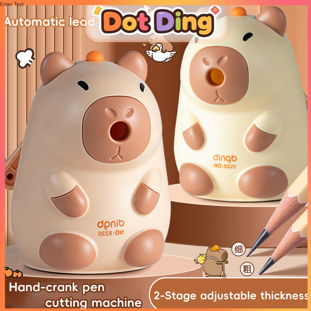 

[DOTDING] Rautan Pensil Kapibara - Rautan Pensil Kartun Lucu Untuk Siswa SD Dan SMP, Serbaguna Untuk Anak Laki-Laki Dan Perempuan, Alat Kantor/Sekolah (Pengeruk Pensil Putar)