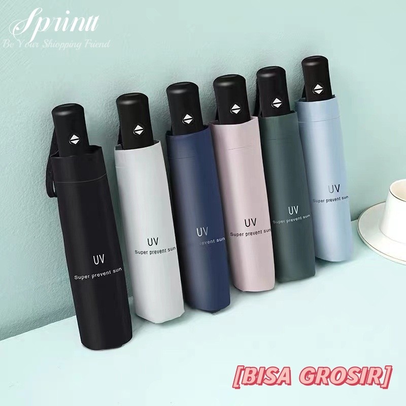 Payung Lipat Manual Anti UV Payung Grosir Murah Payung Ajaib Motif