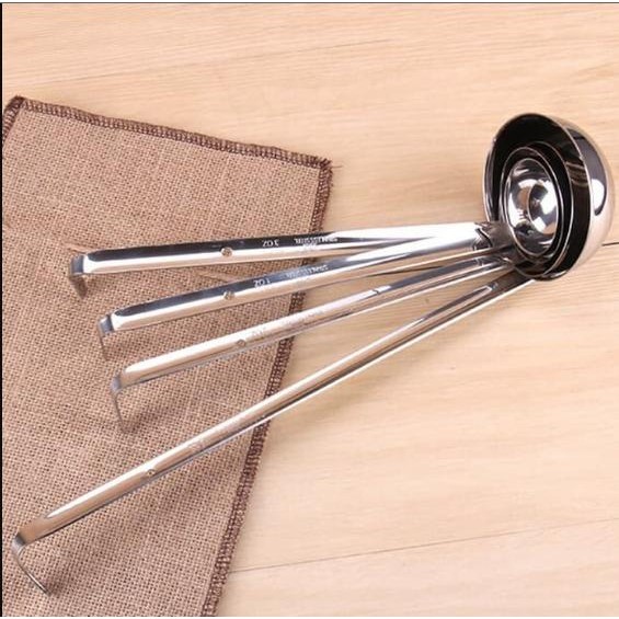 [BISA COD] PROMO Centong Bakso Gagang Panjang Stainless Tebal Kualitas Tinggi Irus Bakso Panjang Iru