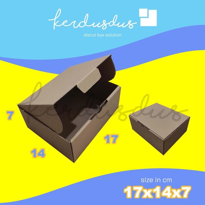 

17x14x7 cm kardus carton box diecut pizza kue packing packaging