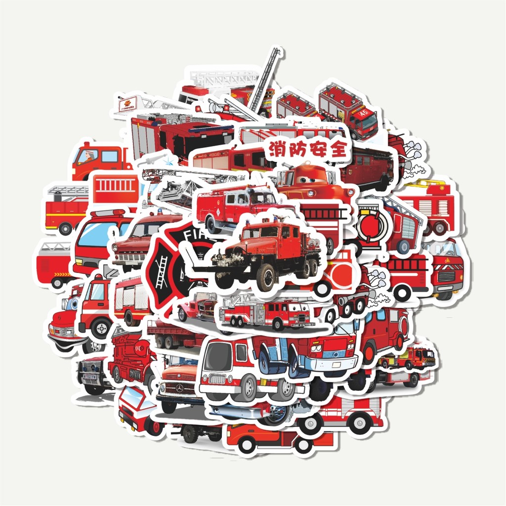 

Sticker Pack Stiker Truk Pemadam Kebakaran | Sticker TUMBLR | Stiker LAPTOP KOPER HELM
