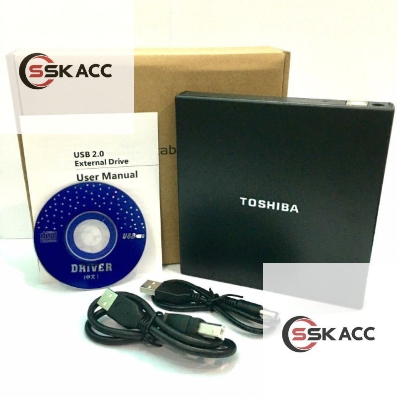 DVD RW EXTERNAL TOSHIBA / DVD WRITER EKSTERNAL USB 2.0