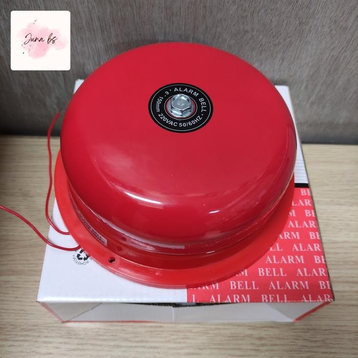 ALARM BEL SEKOLAH / ROUND ALARM BELL / BELL KRING 150MM 6"