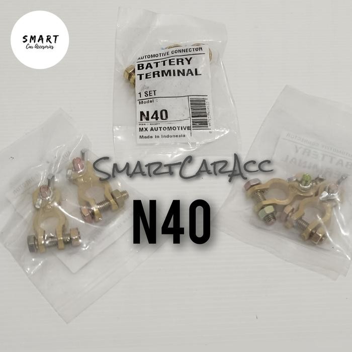 Kepala Klem Terminal Aki Accu Mobil N40 N 40 Kuningan