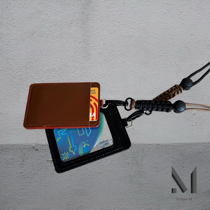 

Promo Holder Kartu Id Lanyard Tali Paracord Kulit Sintetis 2 Slot dengan Name Tag - Desk cardtactical tactical gantungan card tactical Besi - Hitam