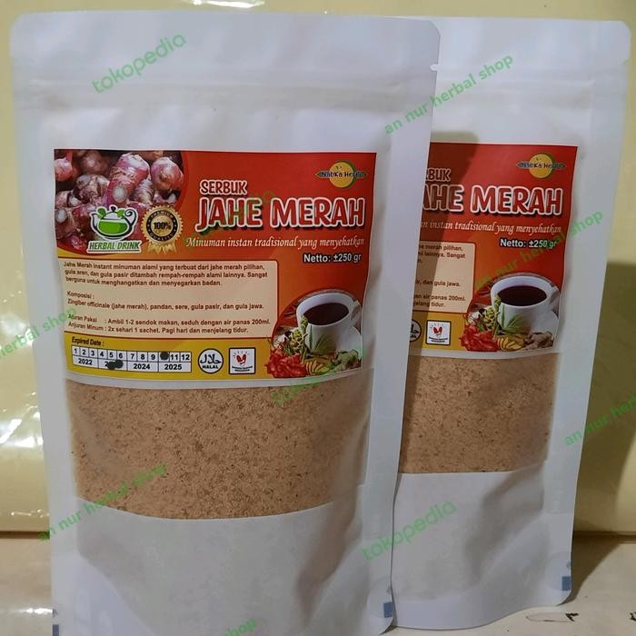 

jahe merah al badr / zein 330 gr toples - kemasan botol