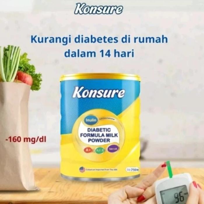 

Konsure Asli Milk Powder Susu Diabetes 100 Bpom