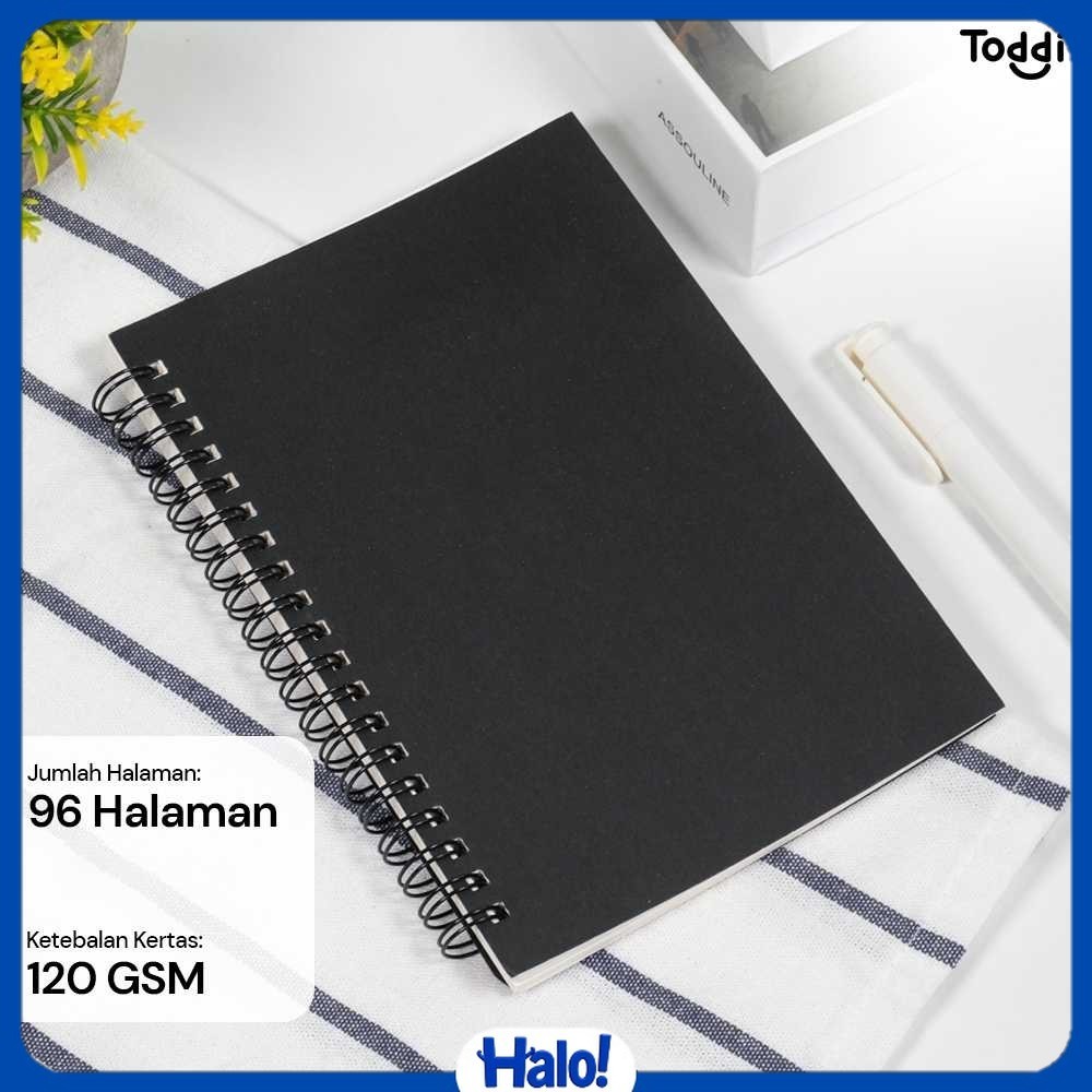 

Toddi Buku Jurnal Softcover Notebook Diary 120GSM 96 Halaman Blank - BQ-N14