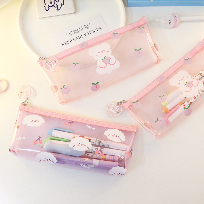

1Pcs Kawaii Pencil Case Small Simple girl ins with multi-function and large capacity School Pencil Box Pencilcase Pencil Bag