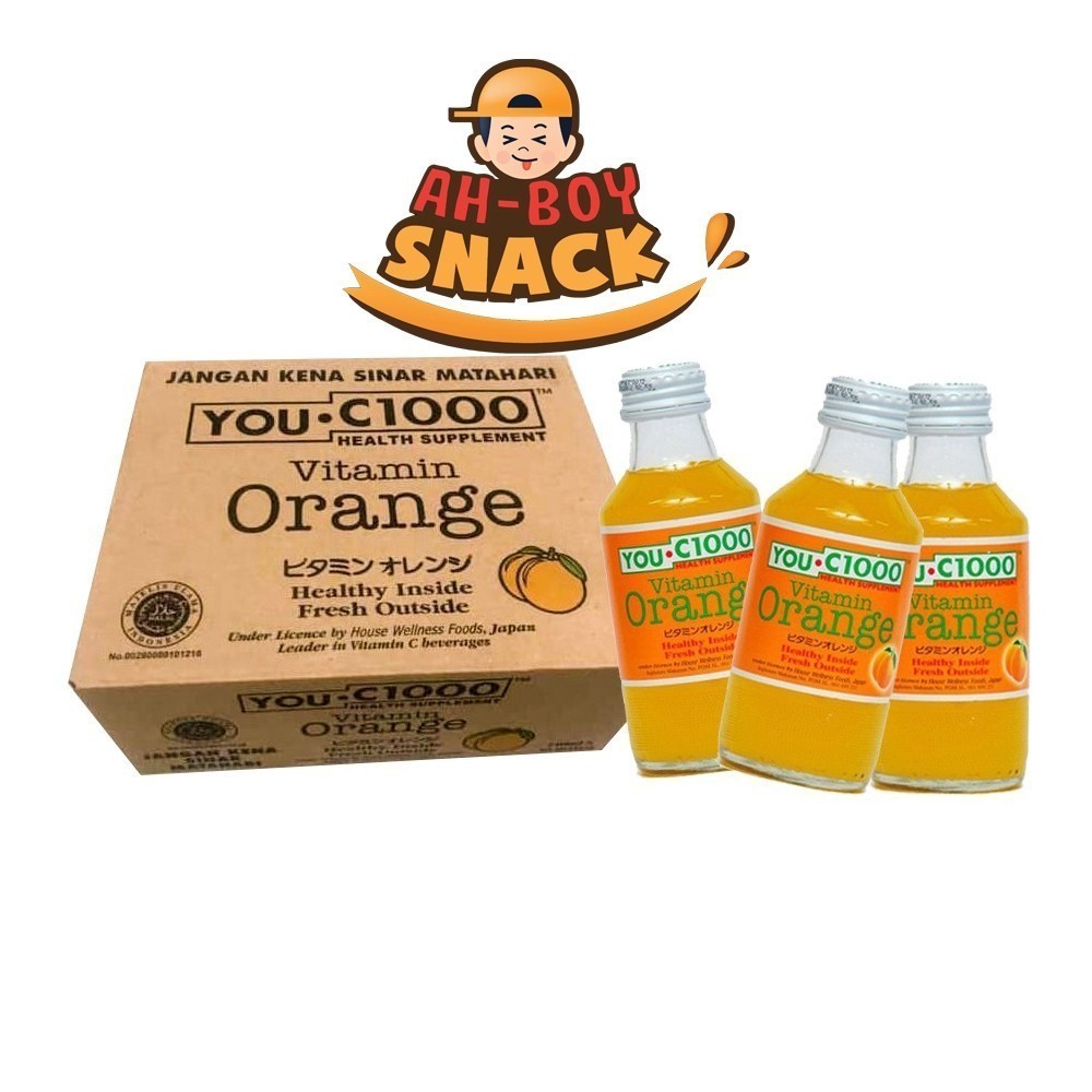 [INSTANT] YOU C 1000 ORANGE 140ML / 1 KARTON ISI 30 - YOU C1000
