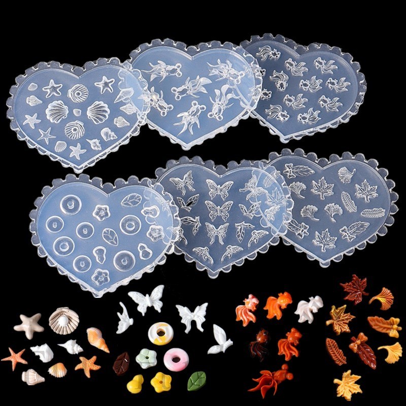 

SNASAN Starfish Shell Butterfly Silicone Mould Rabbits Beauty Nail Art DIY Handmade Tool Flower Silicone Mold