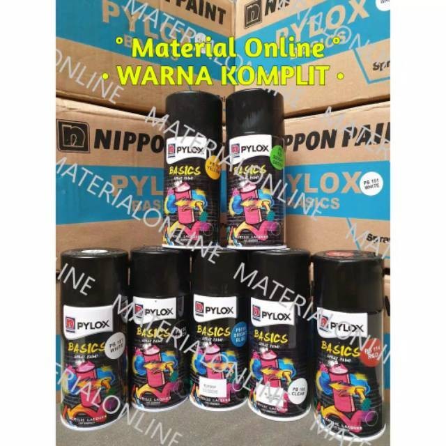 

Pylox Pyloc Pilox Piloc Pilok Cat Semprot Spray Nippon Paint Basics