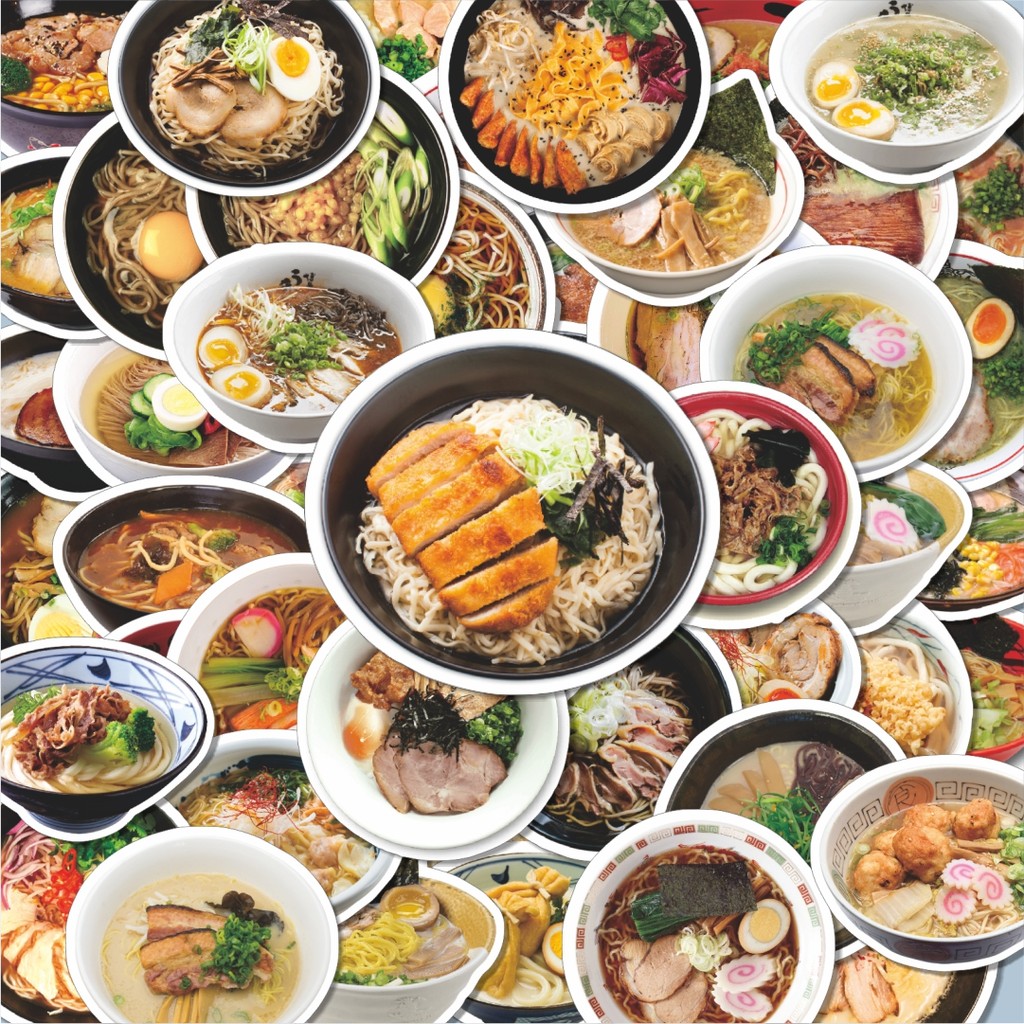 

100PCS Lucu Stiker Makanan Series Japanese Ramen Real Stiker Aesthetic Stiker Anti Air Stikers Berperekat Waterproof sticker decal buat Motor Helm Buku Journal Koper Casing HP Laptop Botol Minum Hadiah anak