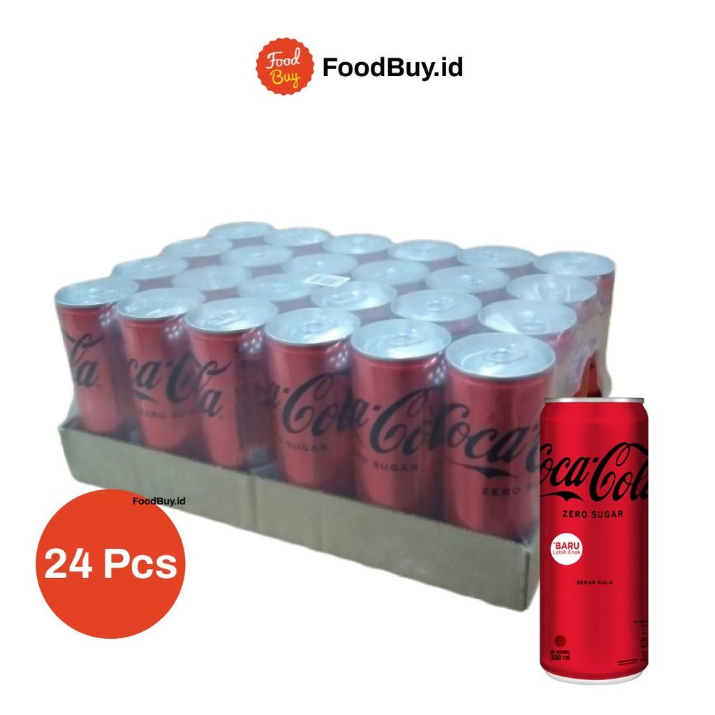 

Coca Cola Zero Sugar 330ml 1 Dus (24 pcs)
