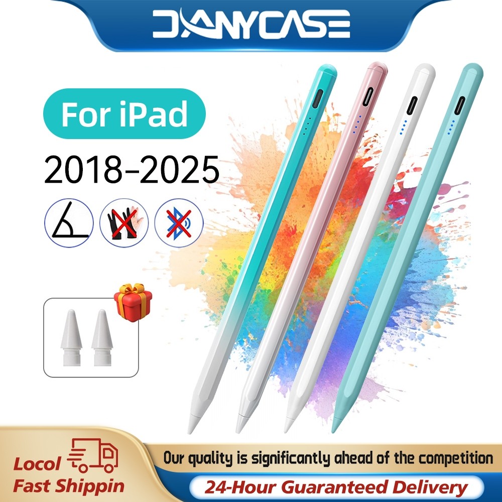 

DANYCASE 2025 New Stylus Pen for iPad For 10th Gen A16 11th mini5 6 Air4 5 6 Pro11 13 12.9 2018-2024 Palm Rejection Tilt Sensitive