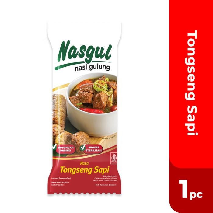 

[TERLARIS] Nasgul Nasi Gulung Siap Makan Siap Santap 80gr All Varian - Tongseng Sapi, NAGUL[TERLARIS ]