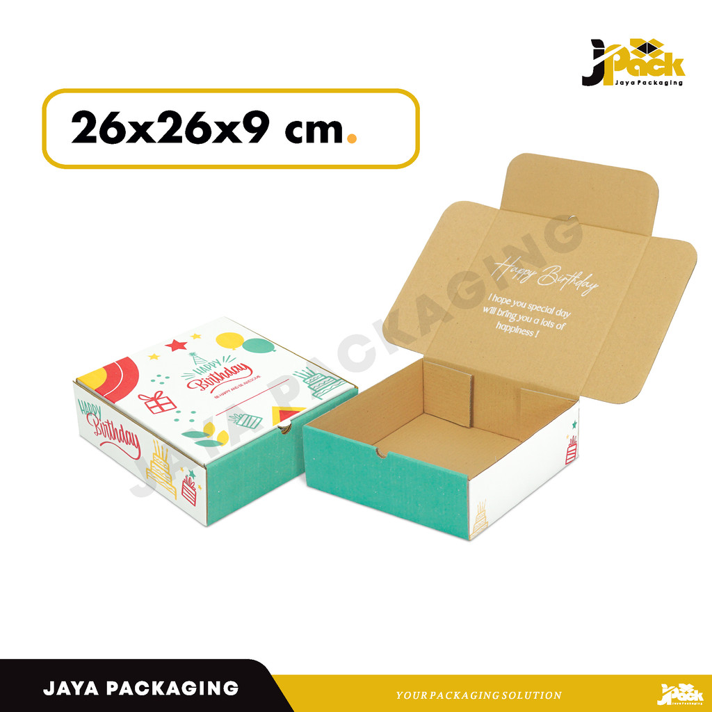 

Box 26x26x9 Kardus/Kemasan/Packaging/Box/Kotak/Karton/KemasanKardus/KardusKemasan/Boxes/LipatDepan/KotakKado/Tinggi9