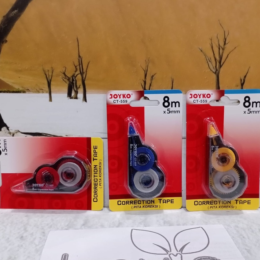 

Correction Tape / Pita Koreksi 8m Joyko CT-559