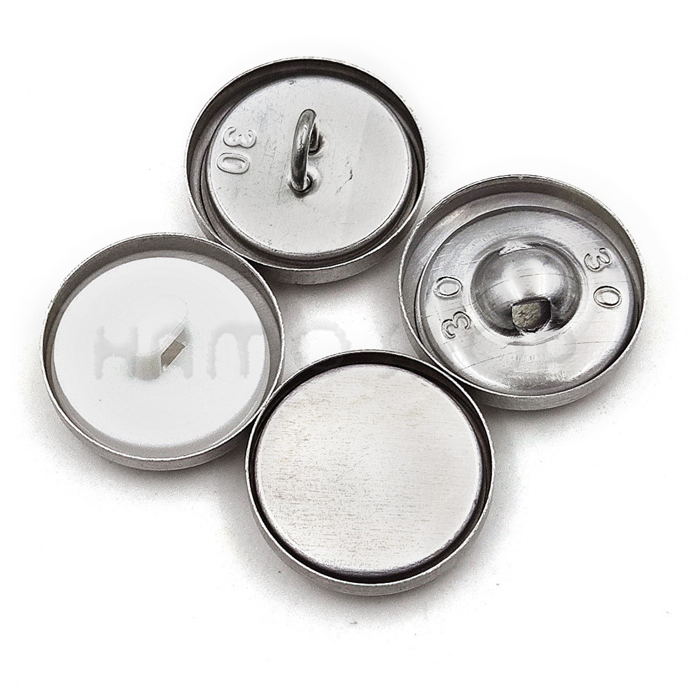 

100pcs Sets/lot #16-60 DIY Handmade Fabric buttons Bread Shape Round Fabric Covered Button Cloth Metal 4 Back Cover Buttons