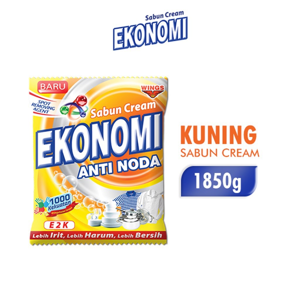 

Ekonomi Cream Deterjen Kuning 1850 gr