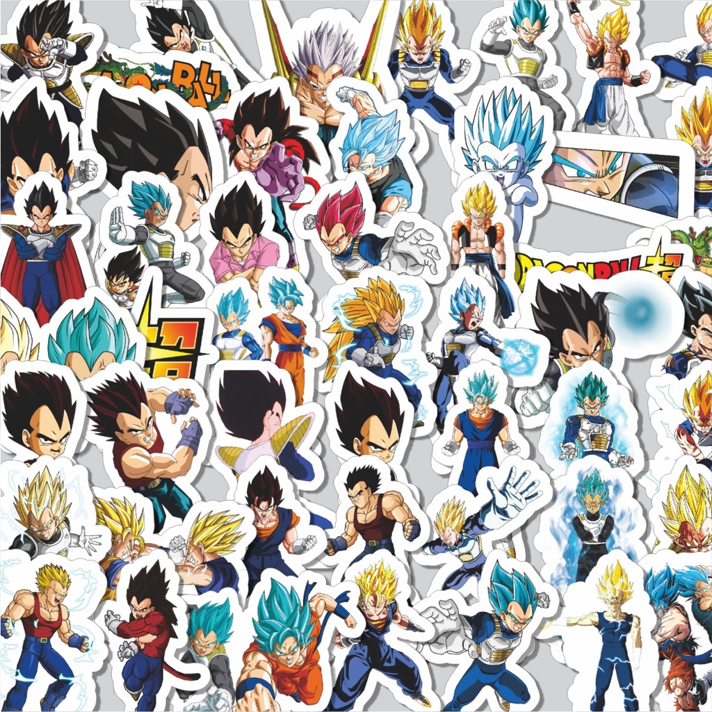 

Stiker Cutting Pack Stiker Anime Series Dragon Ball Character Prince Vegeta V3 Dekorasi Lucu Kreatif untuk Notebook, Skateboard, H