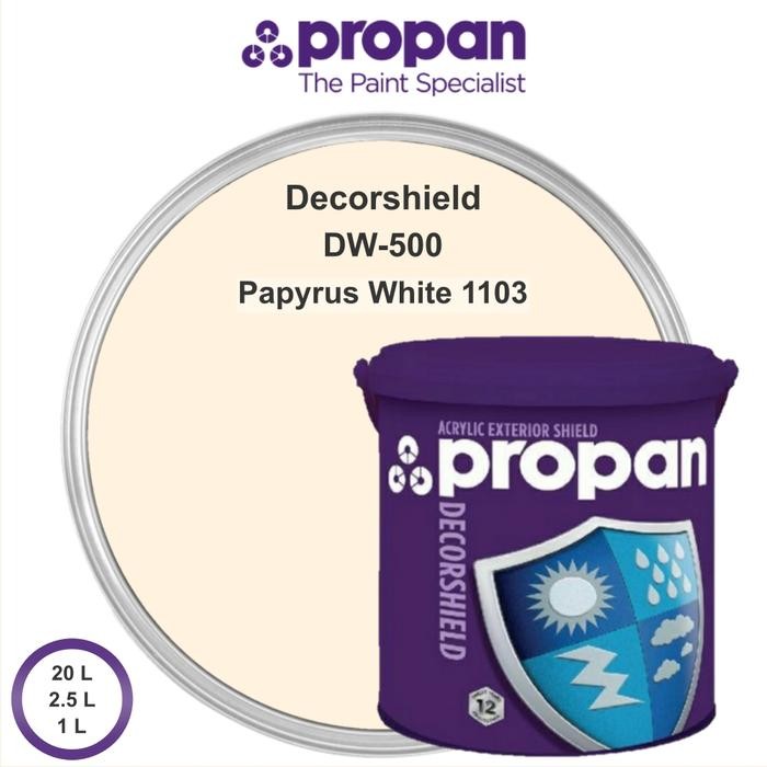 Promo CAT PROPAN DECORSHIELD 1 KG - PAPYRUS WHITE 1103