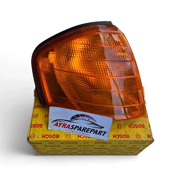 Lampu sein sen corner KANAN mobil Mercedes Benz / Mercy W202 C-Class original Bosch ( Orange )