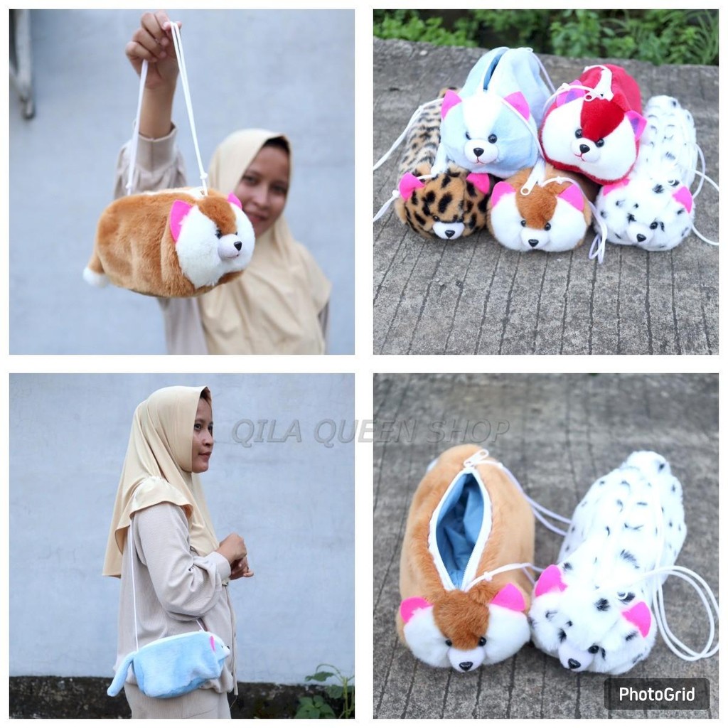 Tas Kucing Tali Kur Selempang Murah Kekinian Mountaimong Bisa COD Cocok Hadiah Shopee mainan anak