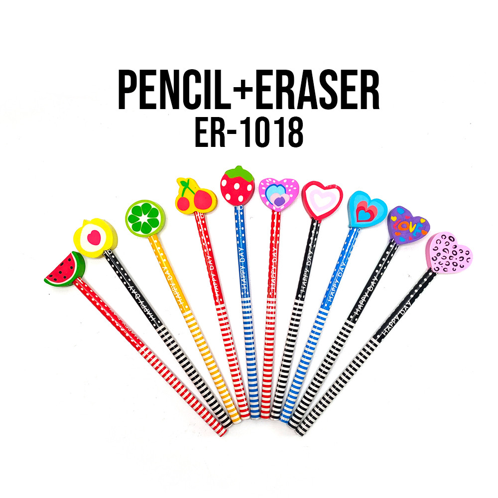 

❤️️Pensil / Pensil + penghapus / Pensil fancy / Pensil set / pensil ER1018❤️️