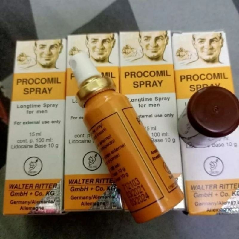 

PROCOMIL SPRAY SEMPROT HERBAL OBAT-KUAT PENAMBAH STAMINA PRIA DEWASA by Tendajiwa