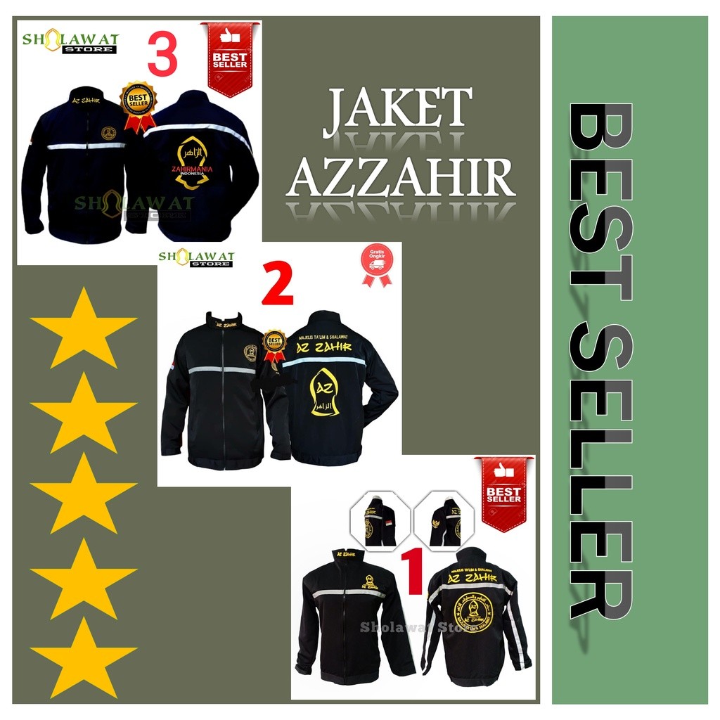 [FREE ONGKIR] Jaket Az Zahir Azzahir Zahirmania Terbaru/Jaket Majelis Az Zahir/Jaket Azzahir Pria Wa