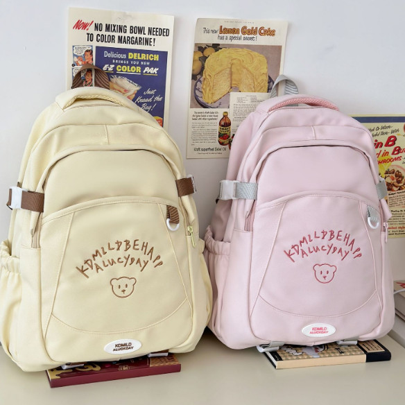 Tas Ransel Kartun Sekolah - Tas Ransel Jumbo Lucu dengan Karakter Gantungan, Tas Sekolah Anak