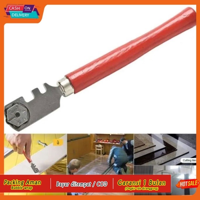 

SKJH23 Pisau Alat Pemotong Kaca Glass Cutter Diamond Cutting Tool Praktis