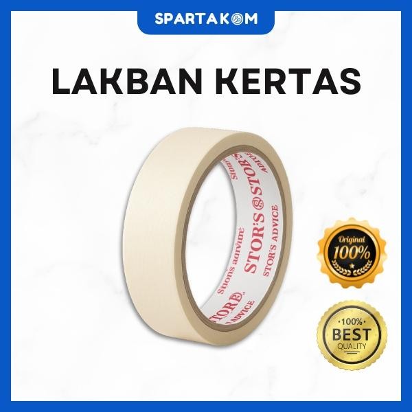 

Lakban Kertas 24mm 15 Yard Masking Tape Cat Dinding Mobil