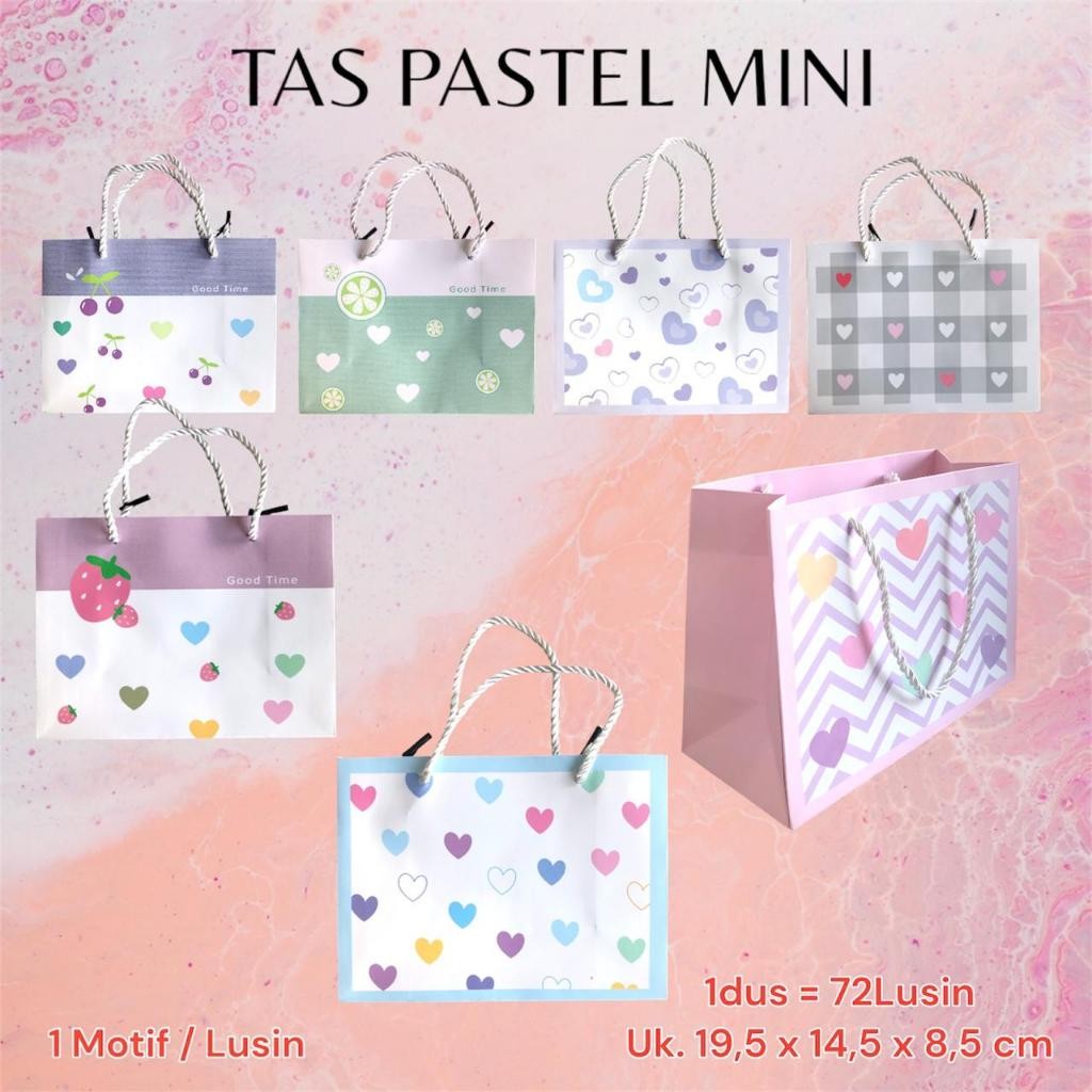 

[SDW] pekanbaru/TAS KERTAS PASTEL MINI