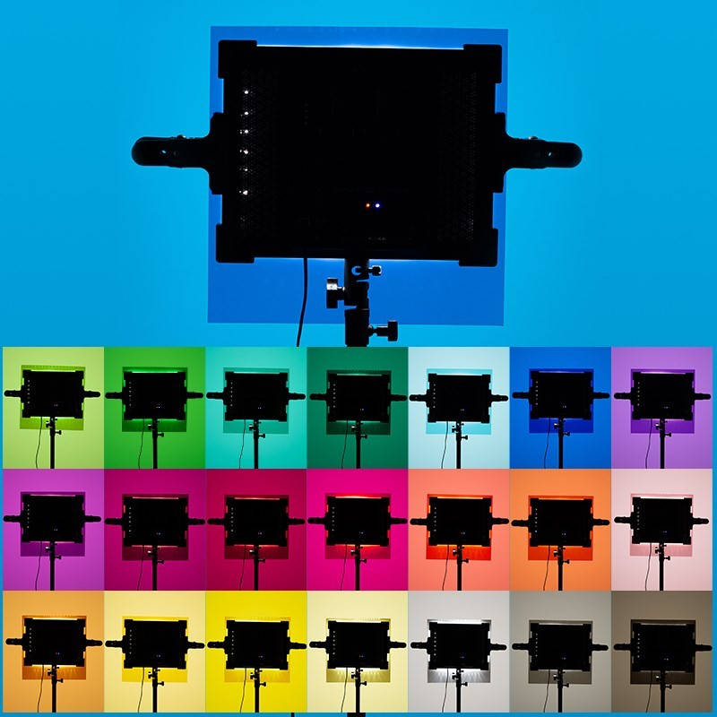 

AMBITFUL 12"x 12" 30x30cm 22pcs Color Correction Gels Set Color Gel Filter Film + Carrying Bag for Video LED Light Studio Flash