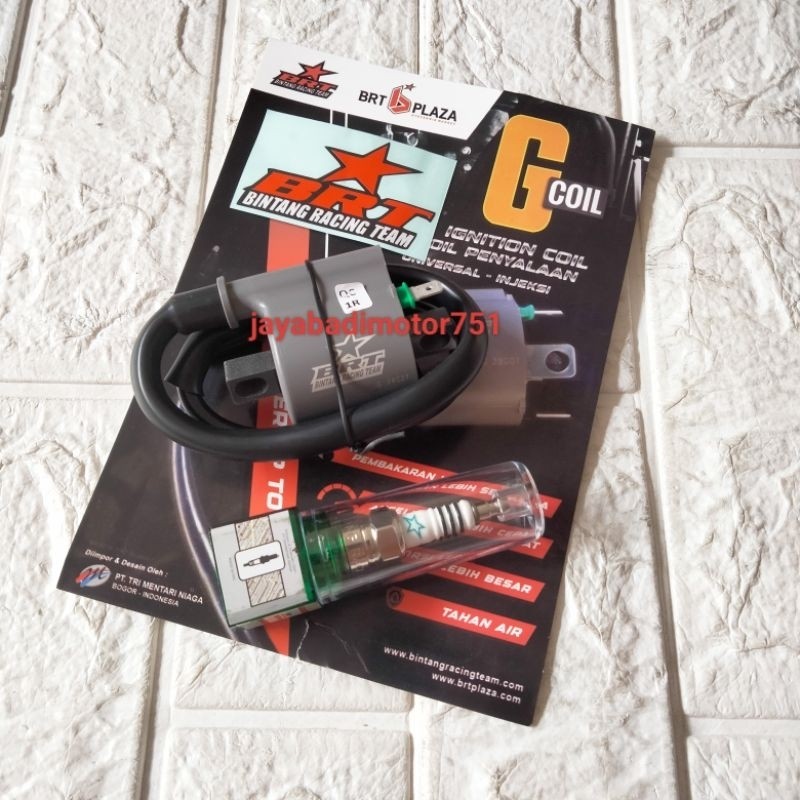 NURYANTO.SHOP KOIL COIL BRT G-SUPER INJEKSI+ BUSI CPR9EA/CR7H/LMAR8L SUPER IRIDIUM BRT RACING ORIGIN