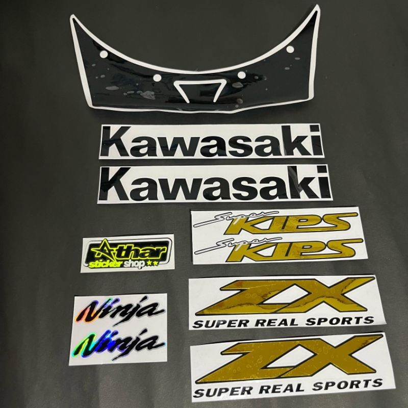 STRIPING NINJA RR OLD 150 CBU STIKER STRIPING KAWASAKI FAIRING NINJA ZX RR NINJA CBU