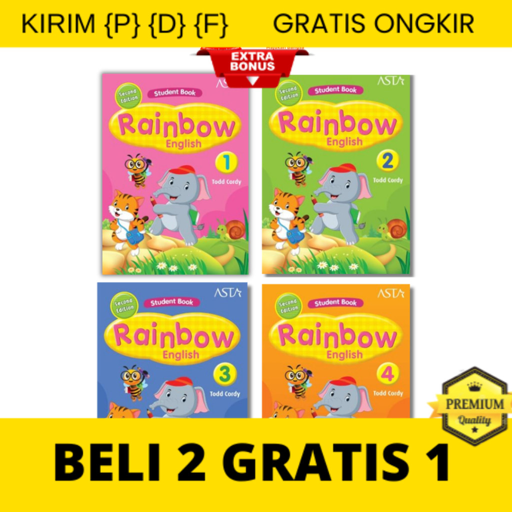 

{P} {D} {F} Rainbow English (2nd Ed) || Buku Pelajaran TK K1 dan K2